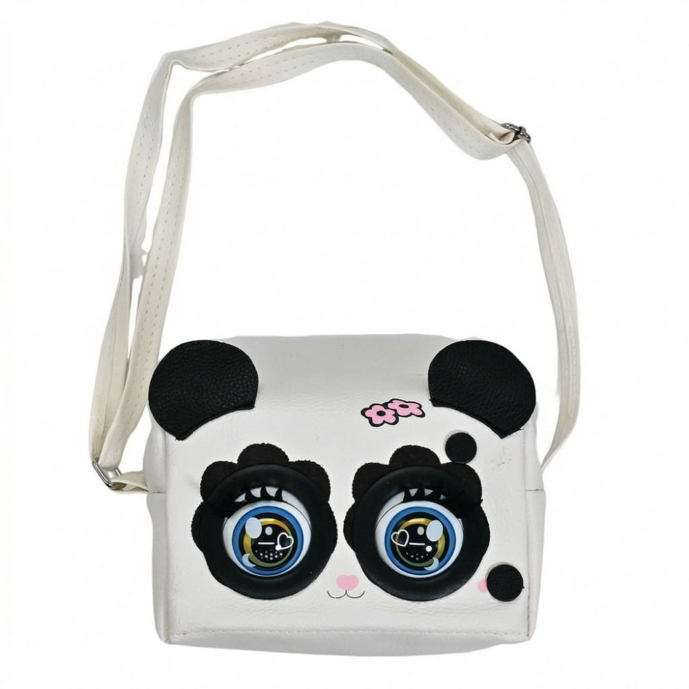 Geantă interactivă panda cu muzică și iluminare