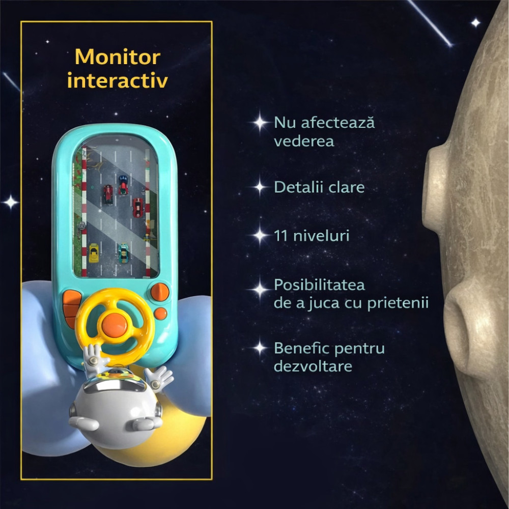 Simulator interactiv de condus pentru copii — autoantrenor electronic