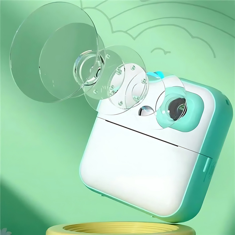 Aparat foto digital pentru copii cu imprimantă pentru fotografii instant