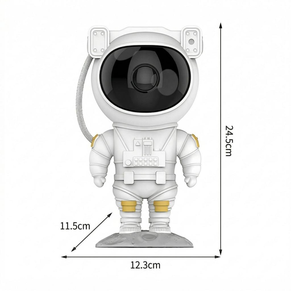 Лазерный ночник-проектор звездного неба. Астронавт с пультом.