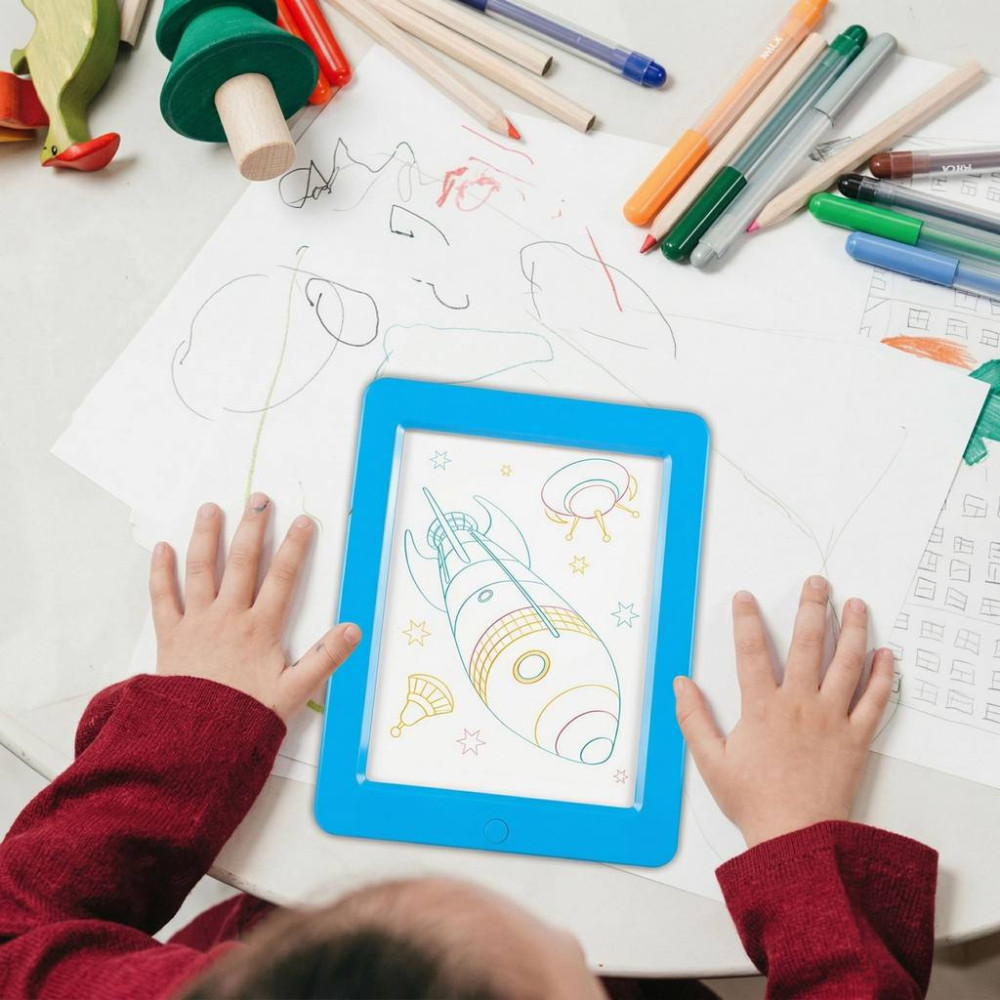 Tablă 3D de desen cu iluminare