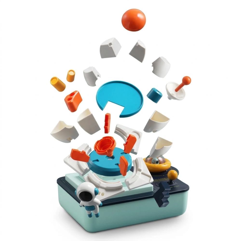 Joc logic cu platformă de joc și cronometru mecanic