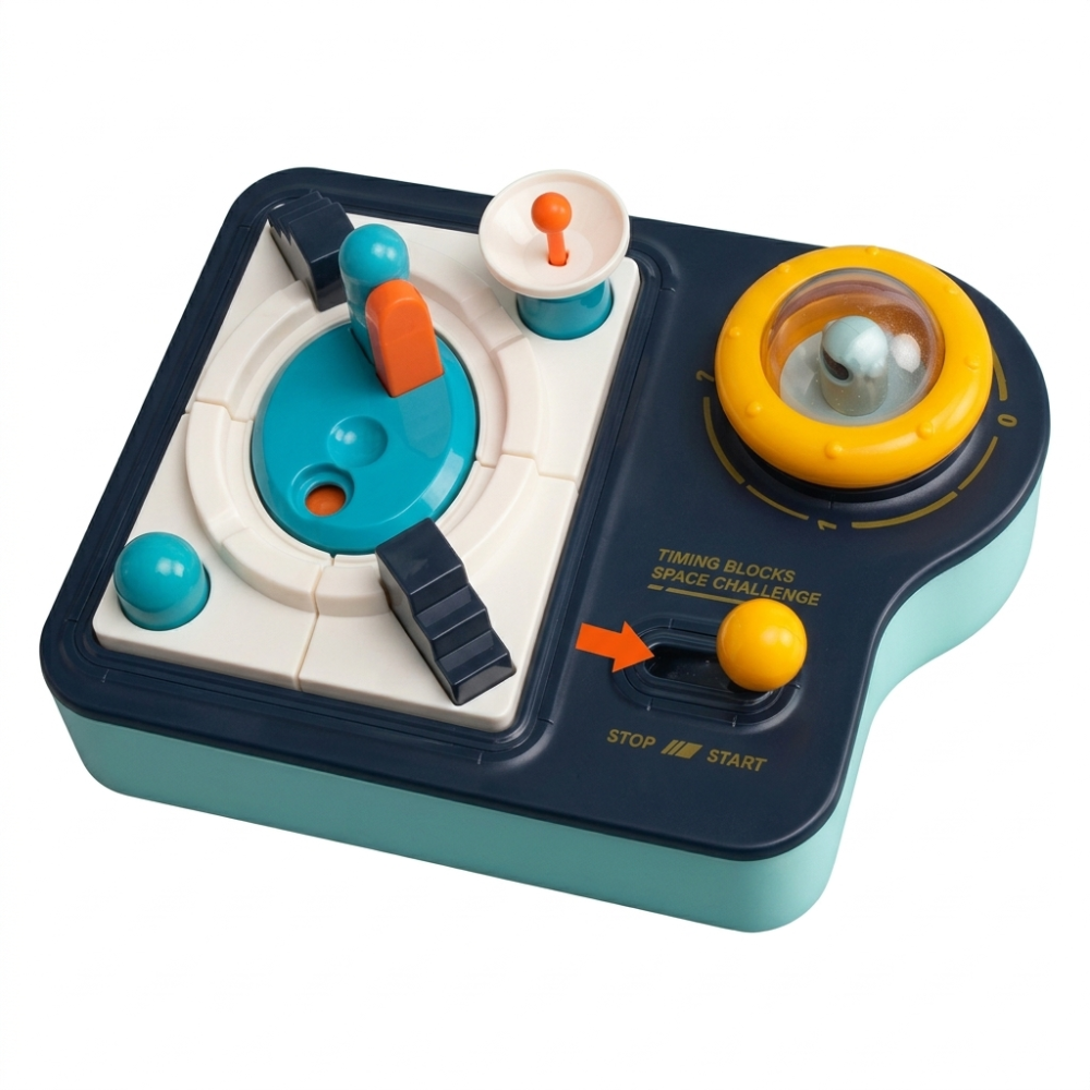 Joc logic cu platformă de joc și cronometru mecanic