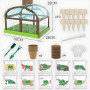 Набор юного садовода с семенами и домашней мини-теплицей