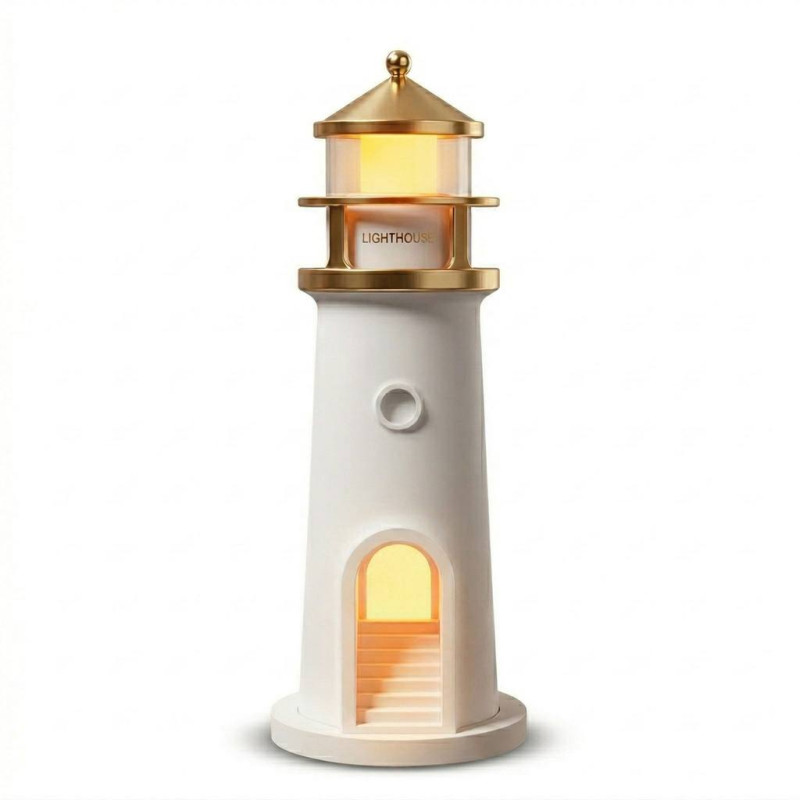 Lampă-far cu proiecție de lună și muzică