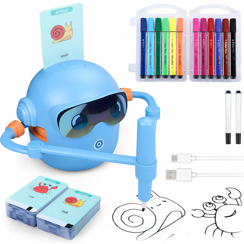 Robo-prieten pentru învățarea desenului și a limbii engleze