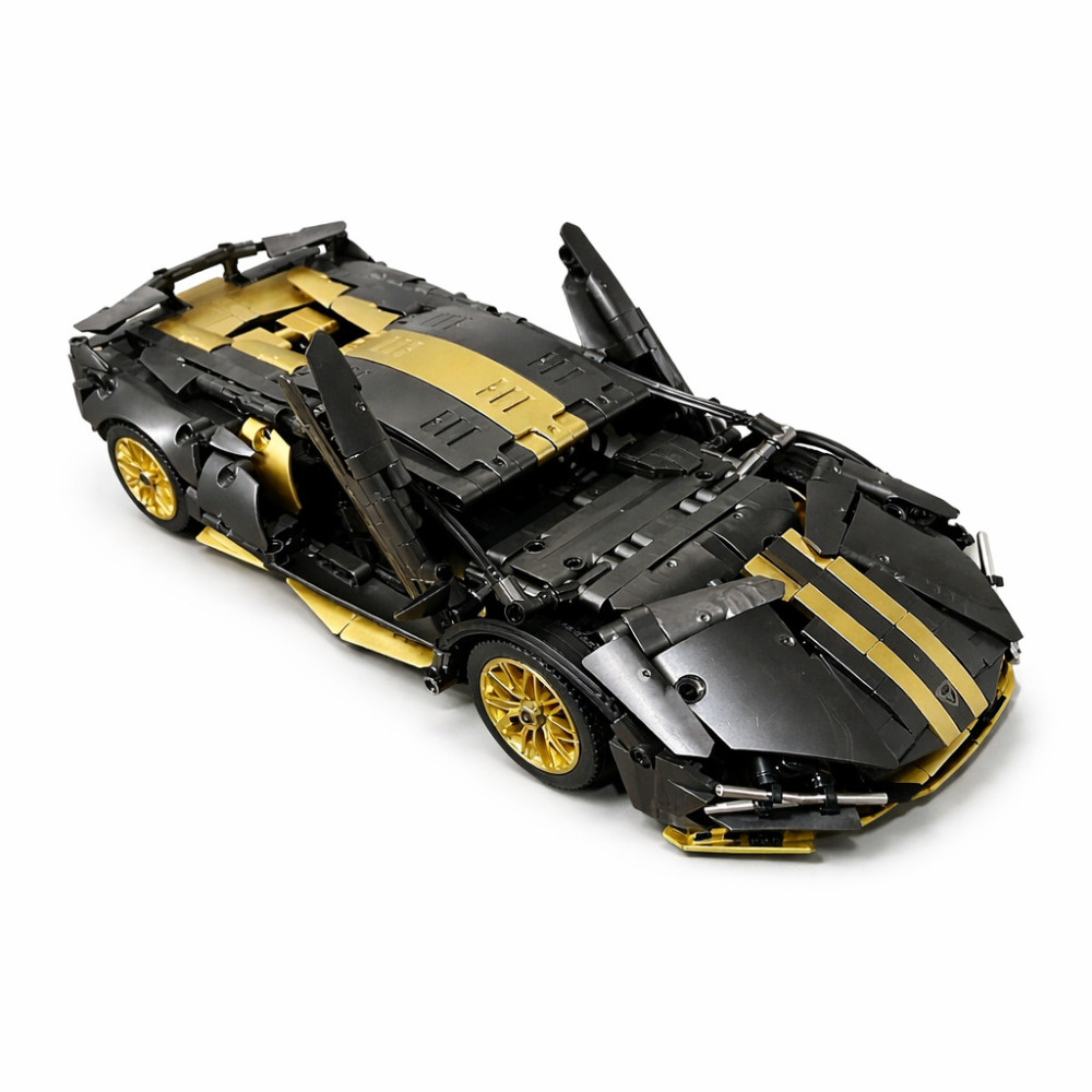 Constructor Lamborghini Black din 1314 piese, cu instrucțiuni