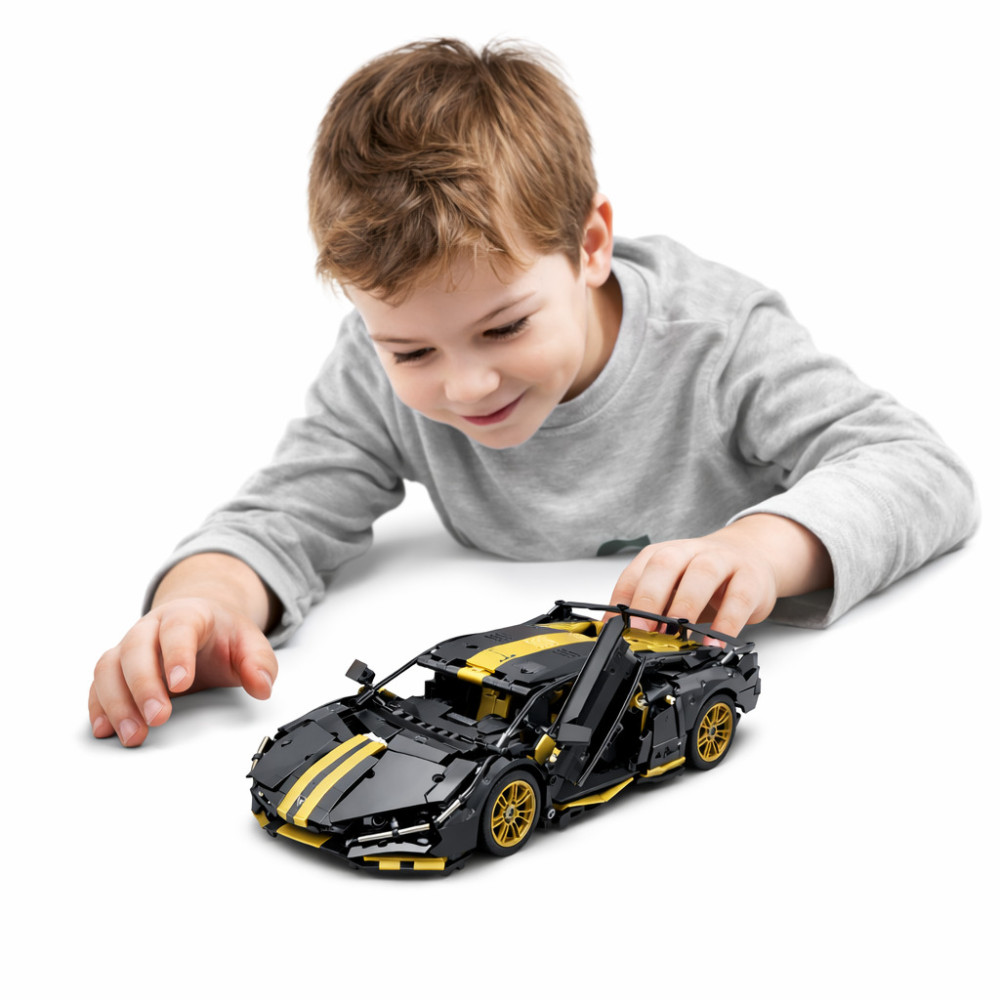 Constructor Lamborghini Black din 1314 piese, cu instrucțiuni