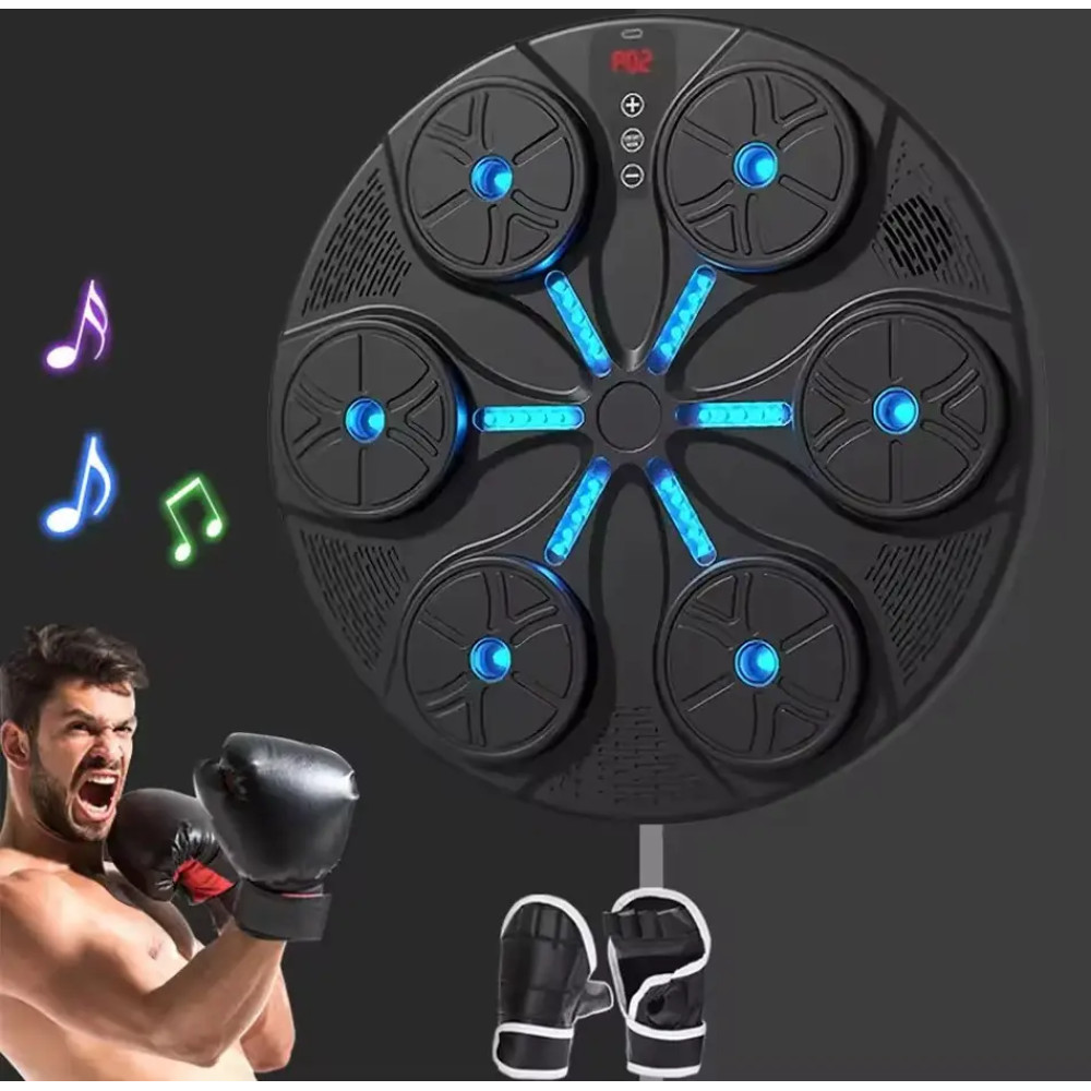 Боксерская панель с подсветкой и музыкой, аккумуляторная