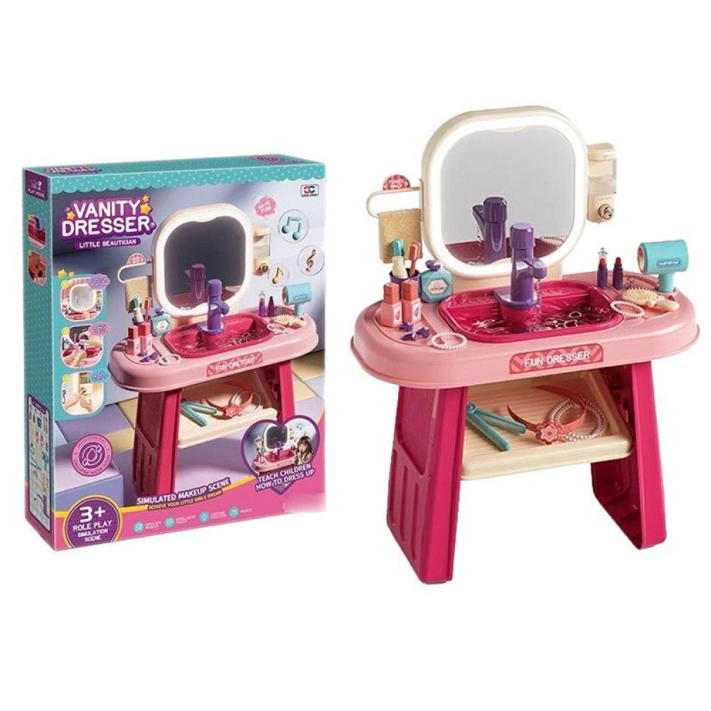 Туалетный столик с зеркалом, подсветкой и звуковыми эффектами