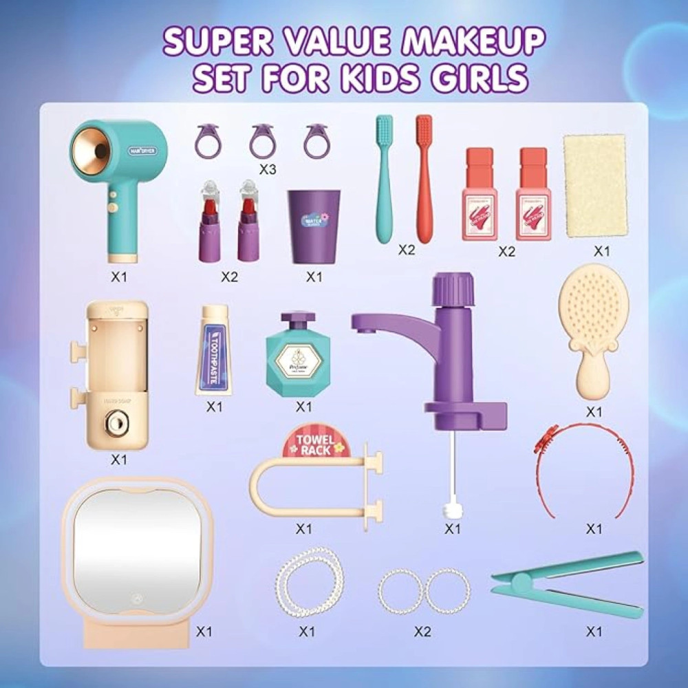 Туалетный столик с зеркалом, подсветкой и звуковыми эффектами