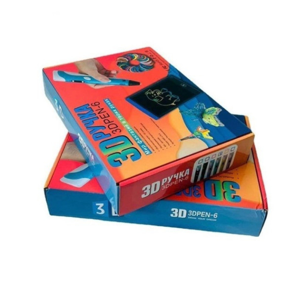 Детский набор 3D ручка и планшет для рисования