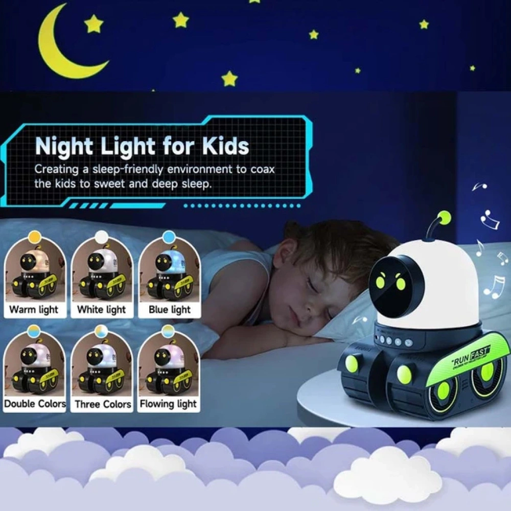 Умный ночник-проектор в виде работы с Bluetooth