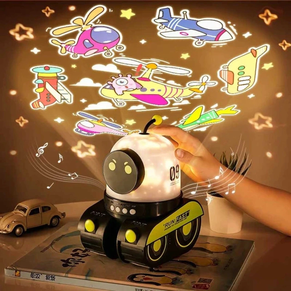 Умный ночник-проектор в виде работы с Bluetooth