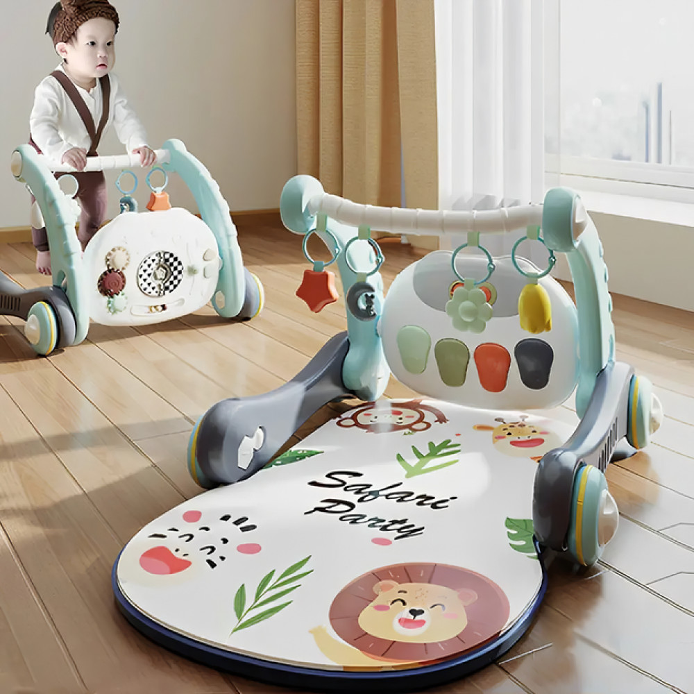 Детские ходунки с LED подсветкой и ковриком