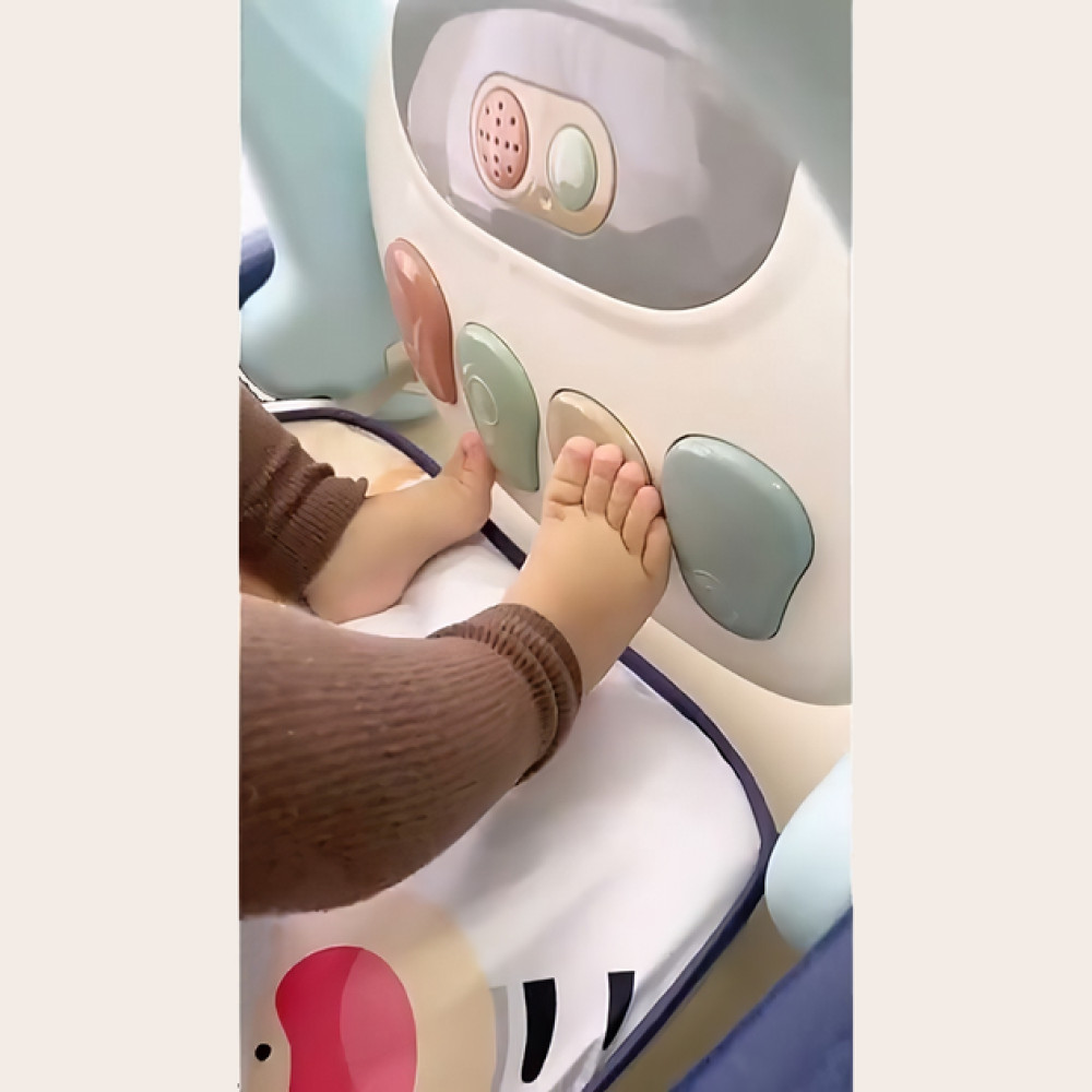 Детские ходунки с LED подсветкой и ковриком