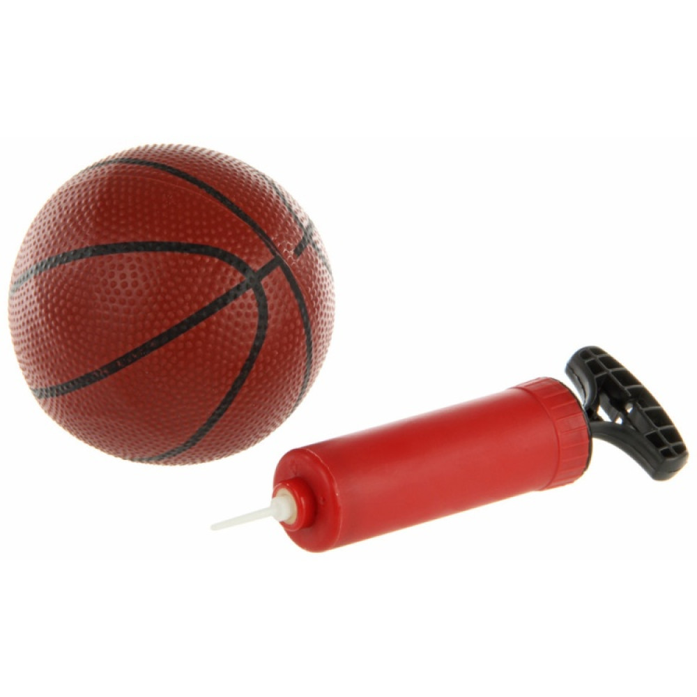 Портативное складное кольцо для басетбола, мяч и насос.