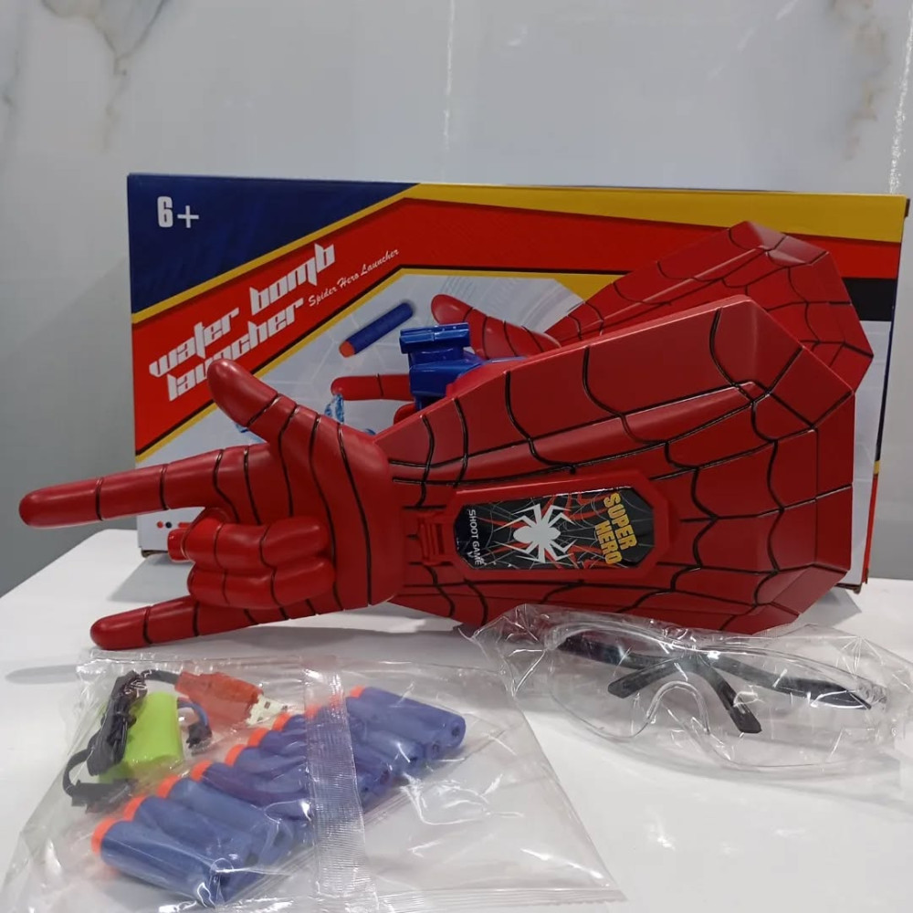 Игровой набор супергероя с бластером для орбизов и мягких патронов