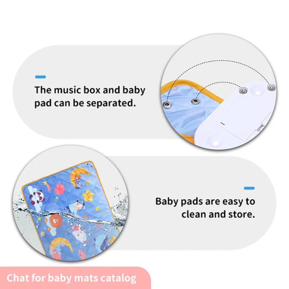 Музыкальный коврик для малышей с подсветкой