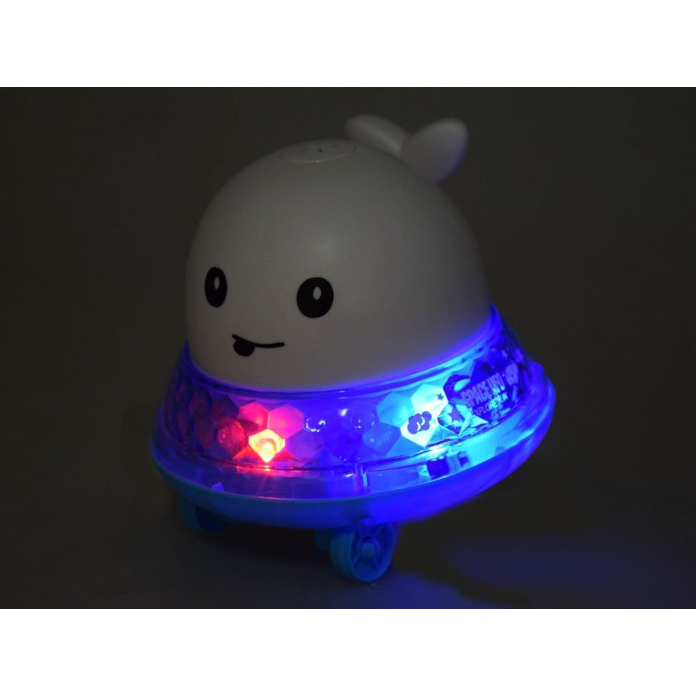 Игрушка-брызгалка для купания Кит с подсветкой