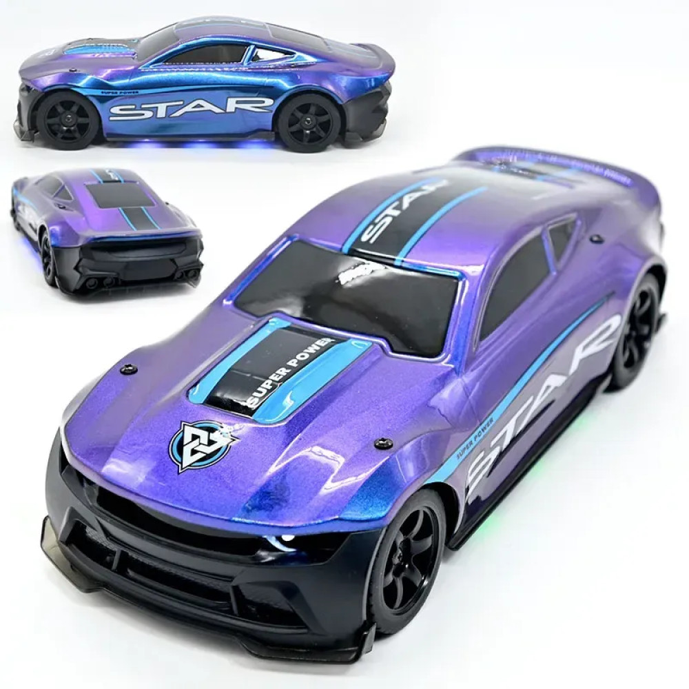 Дрифтовый автомобиль с подсветкой и тремя режимами скорости