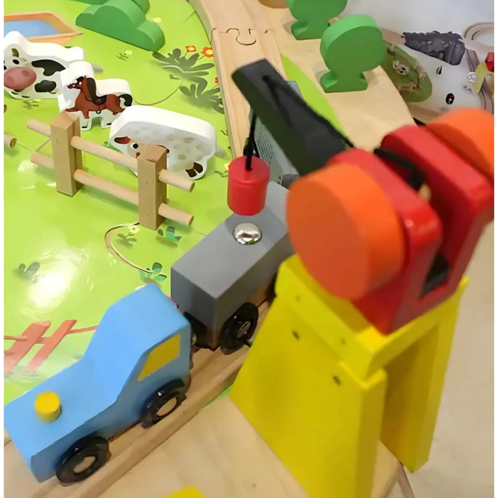 Большой гоночный трек для машинок на пульте управления.