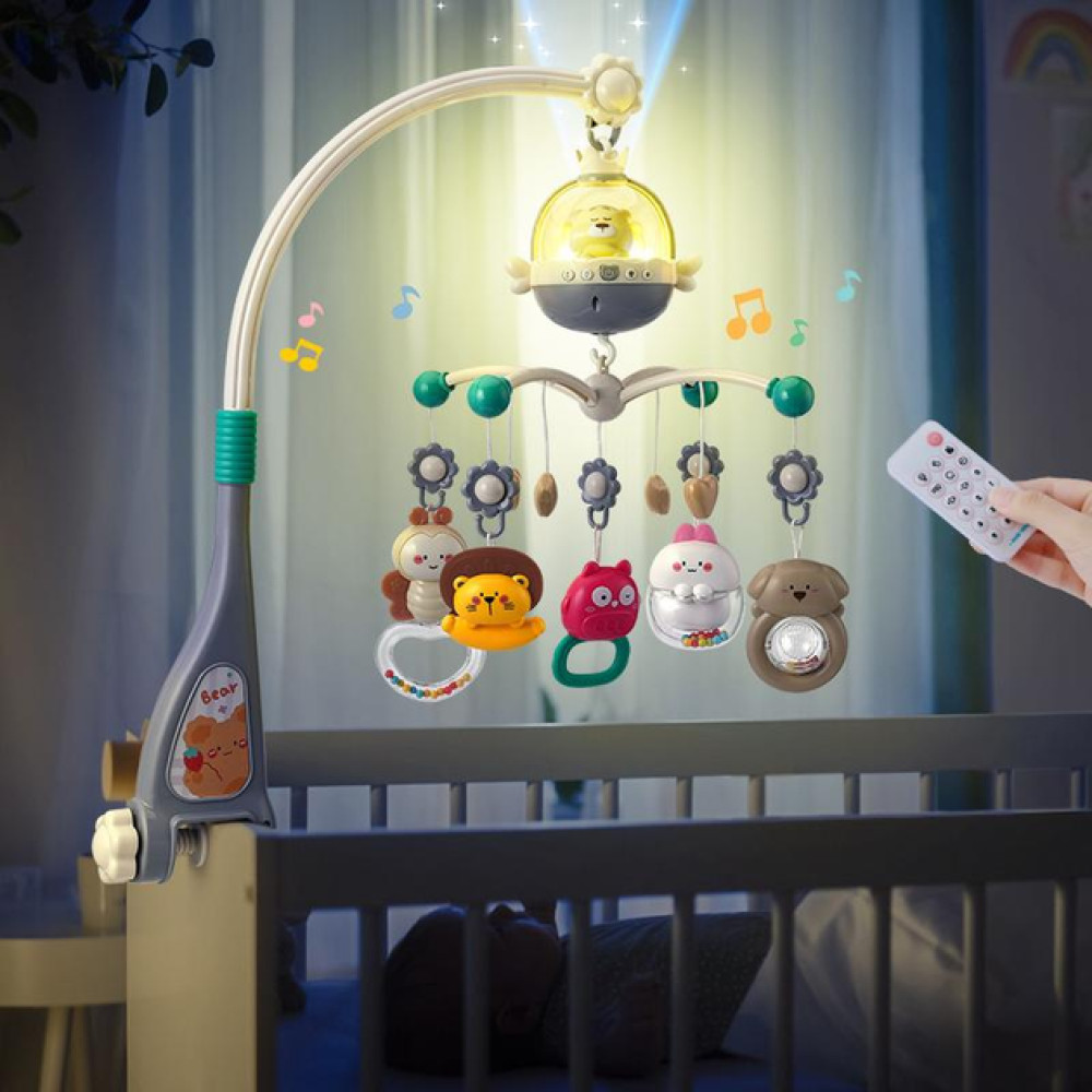 Музыкальная карусель с пультом управления, проектором и колыбельными