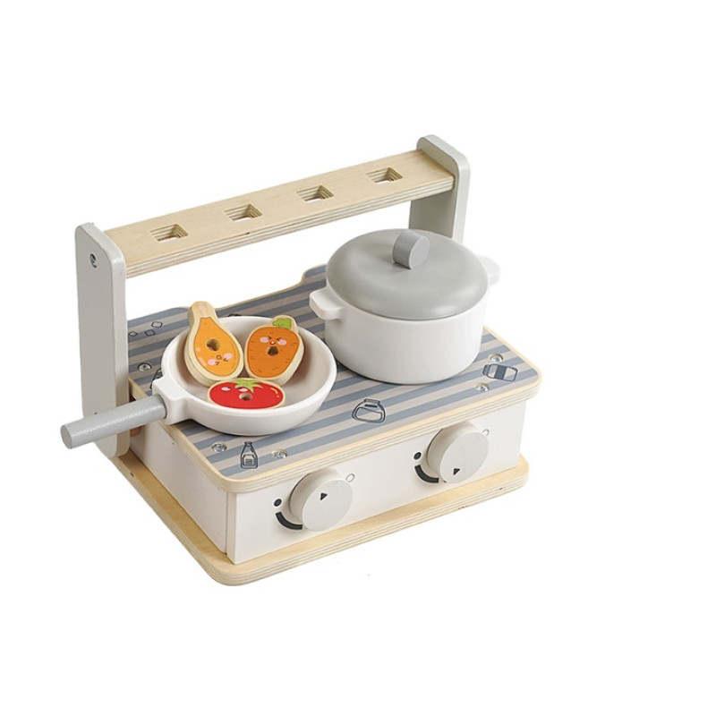 Дерев’яна плита з грилем для маленького шефа