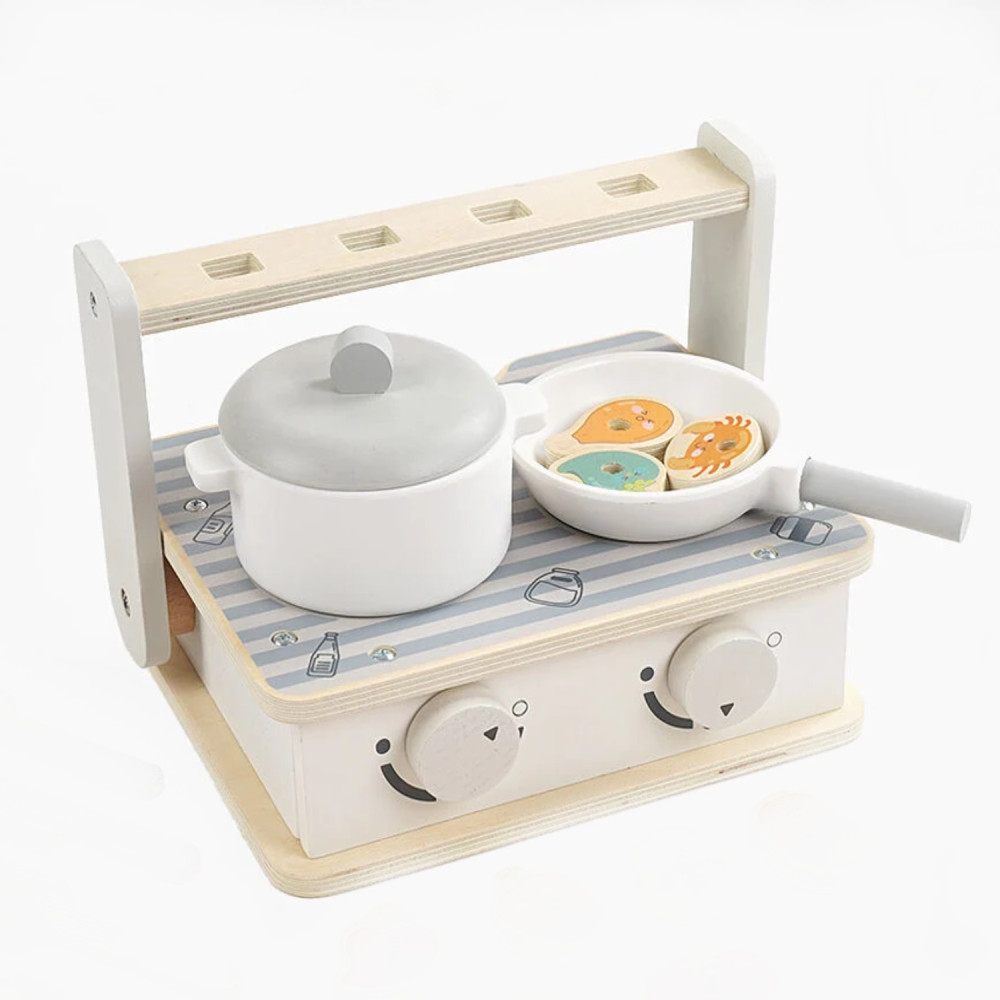 Деревянная плита с грилем для маленького шефа