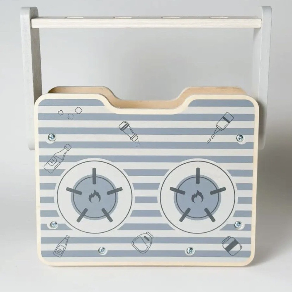 Деревянная плита с грилем для маленького шефа