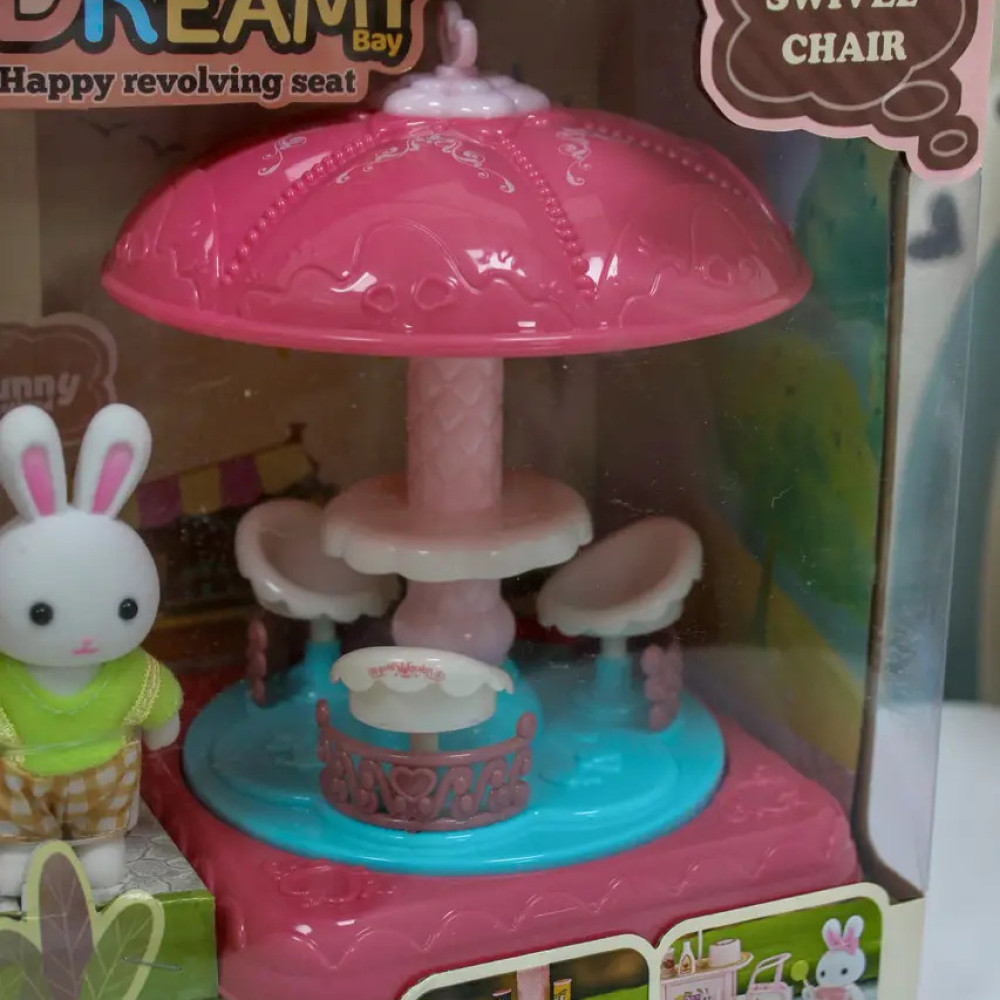 Игровой набор для детей Парк развлечений с каруселью и кафе