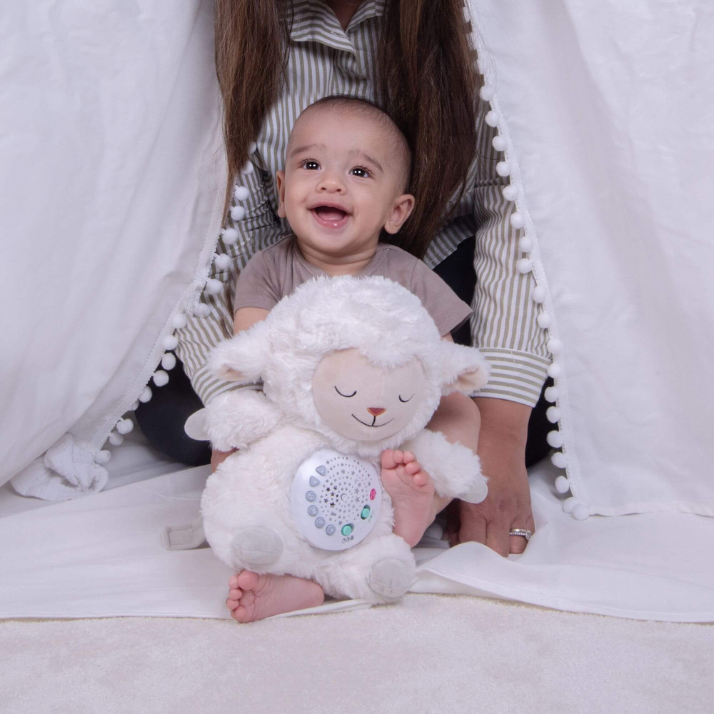 Плюшевый ночник-овечка с проектором звездного неба