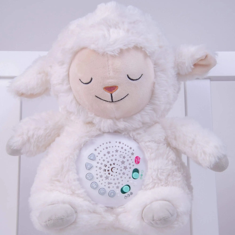 Плюшевый ночник-овечка с проектором звездного неба