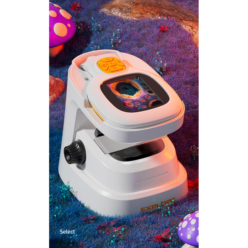 Цифровой микроскоп 2 в 1 настольный и портативный