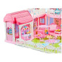 Кукольный домик-вилла с мебелью, аксессуарами и куклами