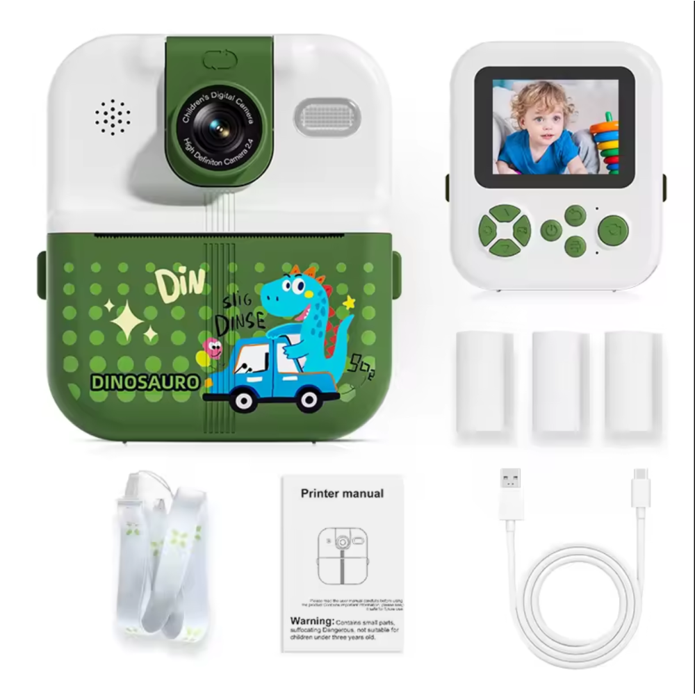 Фотоаппарат-принтер с двухсторонней съемкой