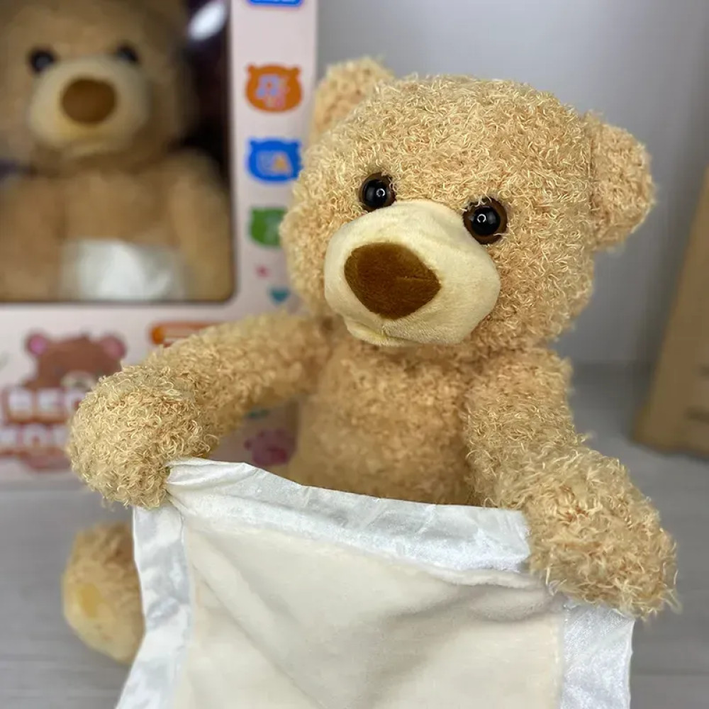 Интерактивный мишка Игра в прятки, говорит по-украински