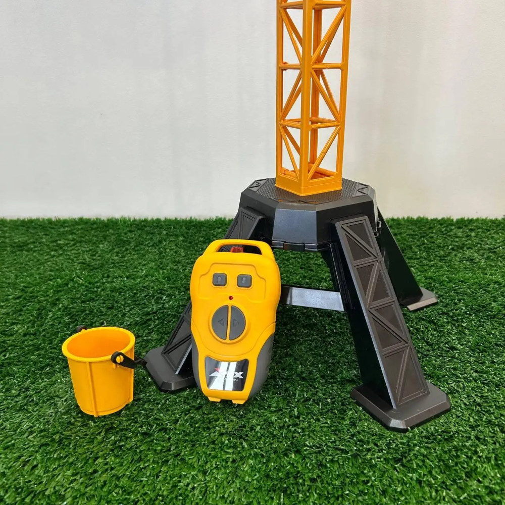 Большой радиоуправляемый кран с подсветкой и звуковыми эффектами