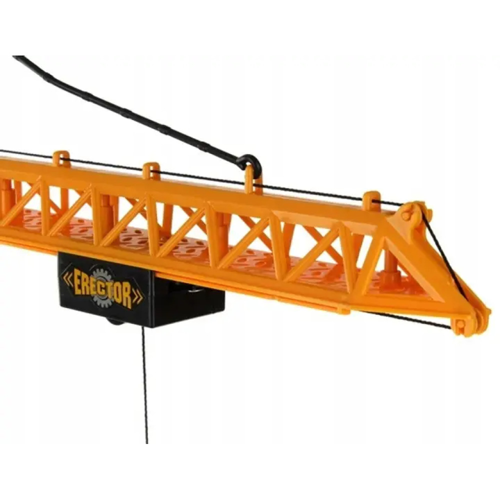 Большой радиоуправляемый кран с подсветкой и звуковыми эффектами