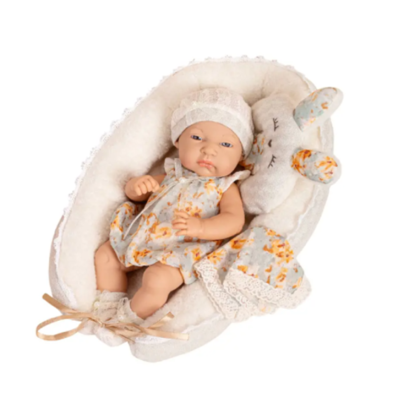 Милый пупсик с матрасиком и пеленками