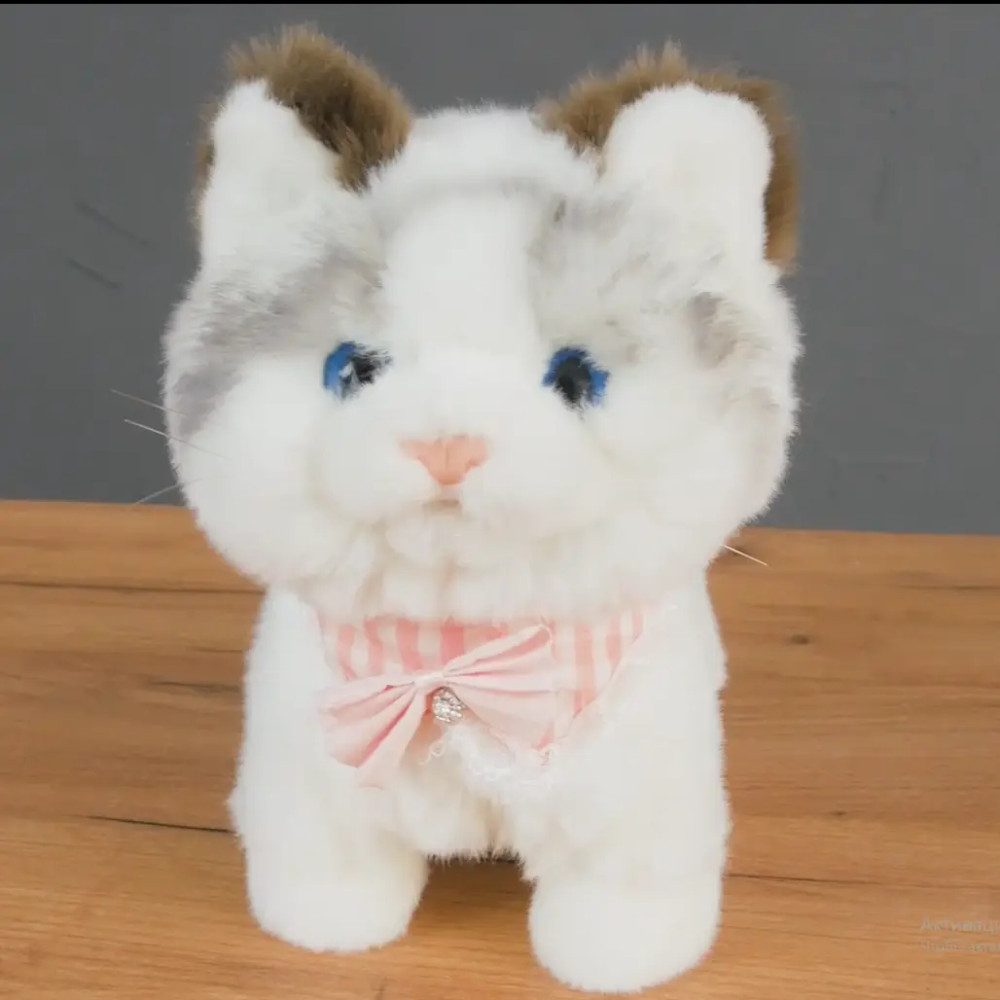 Интерактивный котенок с поводком-пультом и звуковыми эффектами