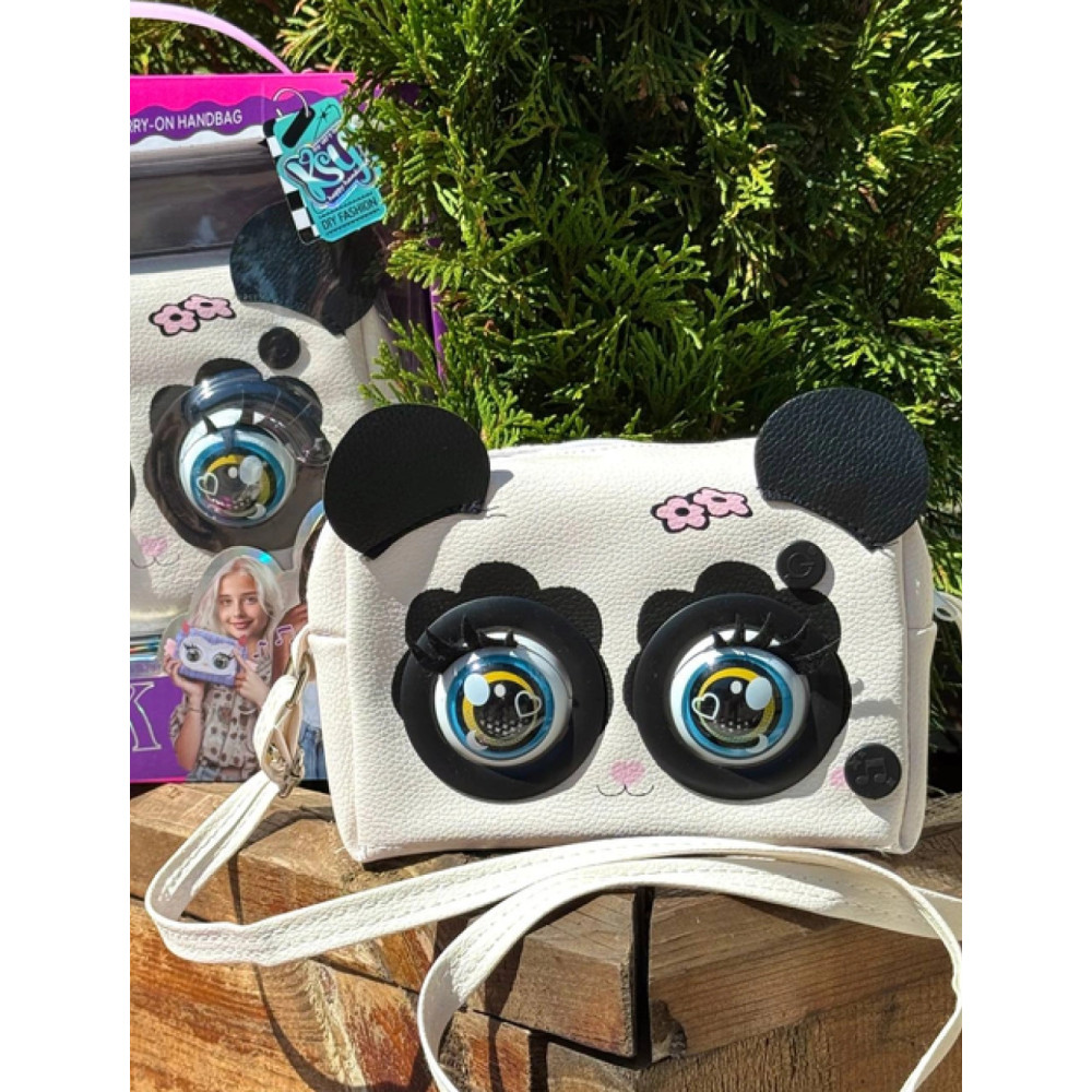 Интерактивная сумочка-панда с музыкой и подсветкой