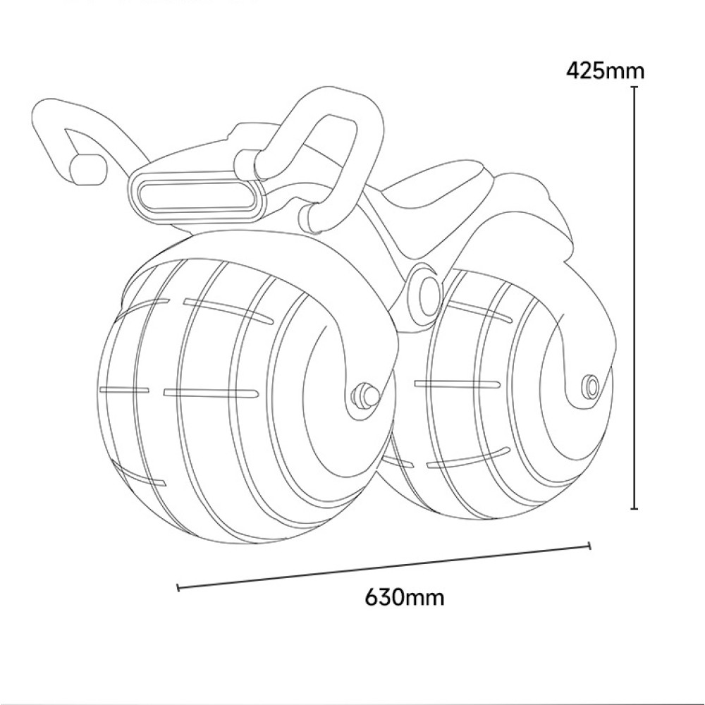 Беговел Guai Cyberpunk B1 10", пластиковый, c EVA колесами