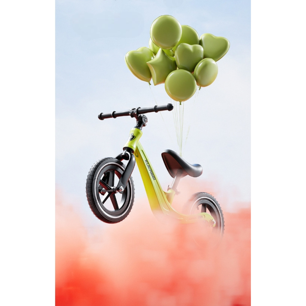 Беговел Kukabei 12", магниевый, с надувными резиновыми колесами