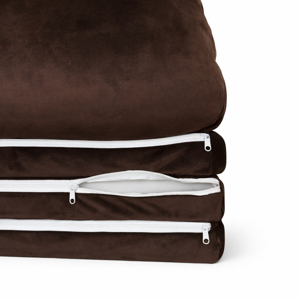 Fotoliu pliabil de pluș pentru copii în formă de Ursuleț