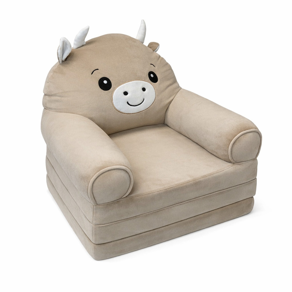 Fotoliu de pluș pentru copii în formă de Tăuraș