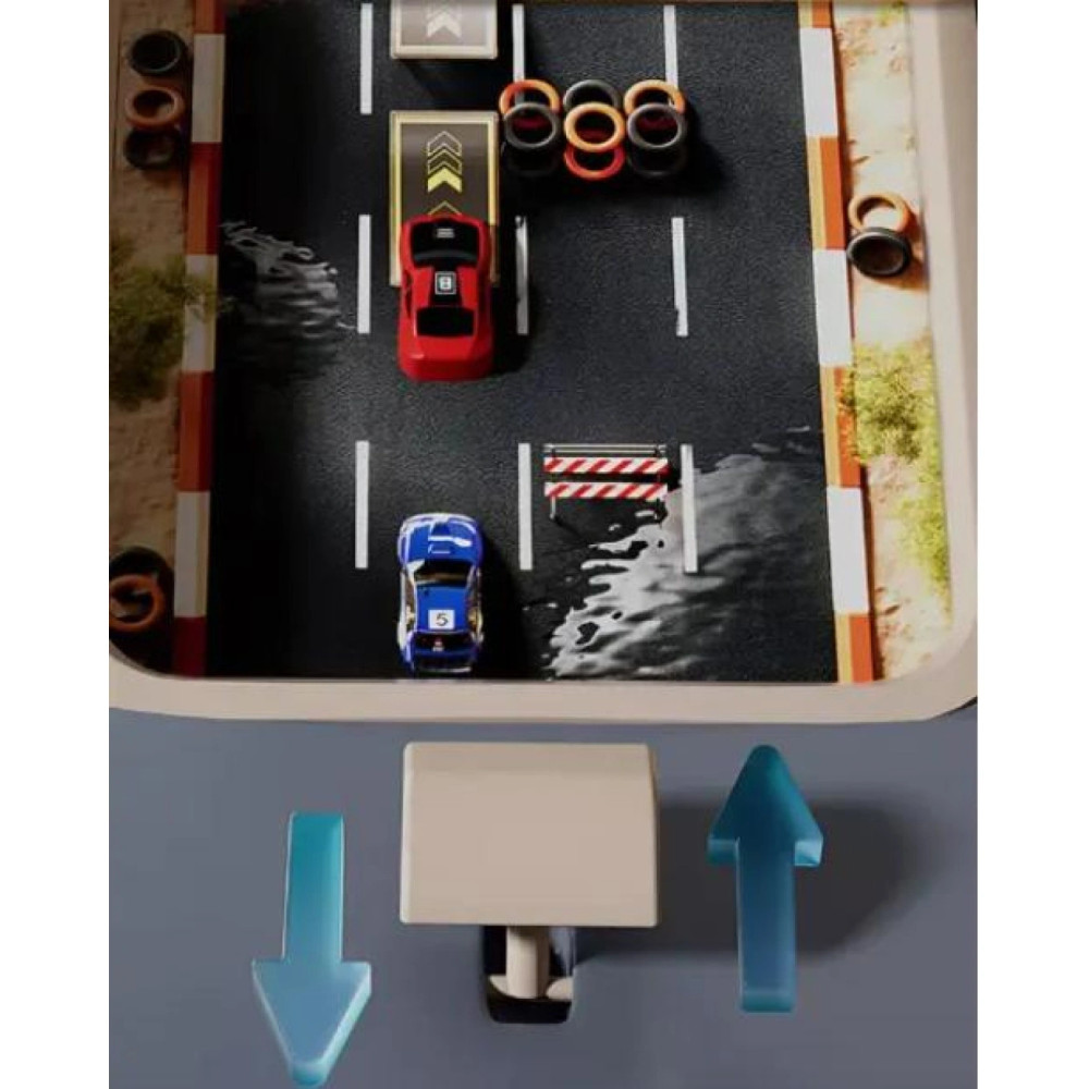 Серый симулятор вождения, детский игровой автотренажор