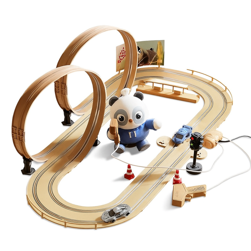 Детский автотрек с петлями, машинками и контролерами