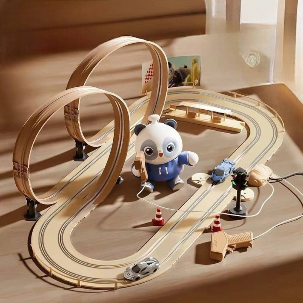 Детский автотрек с петлями, машинками и контролерами