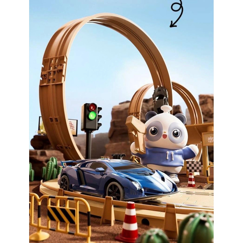 Детский автотрек с петлями, машинками и контролерами